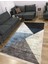 Vera Kaymaztabanlı Yıkanabilir Halı Kilim Yolluk Dijital Baskı Gri Krem Kahve 1