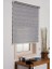 Asyhome Gri Bambu Zebra Perde 1