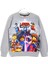 LEGO Movie 3D Baskılı Çocuk Sweatshirt 5 - 14 Yaş Gri Melanj 1