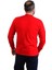 Eser - Bisiklet Yaka Sweatshirt - Cepli - Kırmızı 2