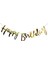 Gold Happy Birthday Banner 1