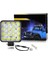 16 LED Kare Off Road Iş Makinası Çalışma Lambası Sis Farı 3