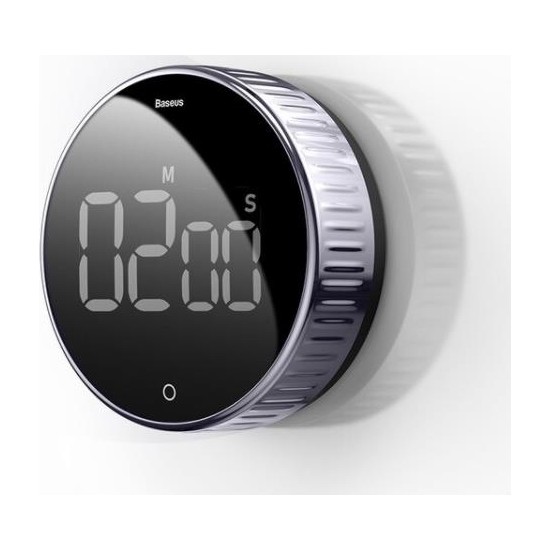 Baseus LED Dijital Manyetik Kronometre Çalar Saat (Yurt Dışından)