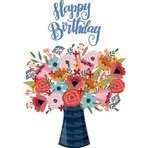 Özgür Doğum Günü Tebrik Kartı Happy Birthday