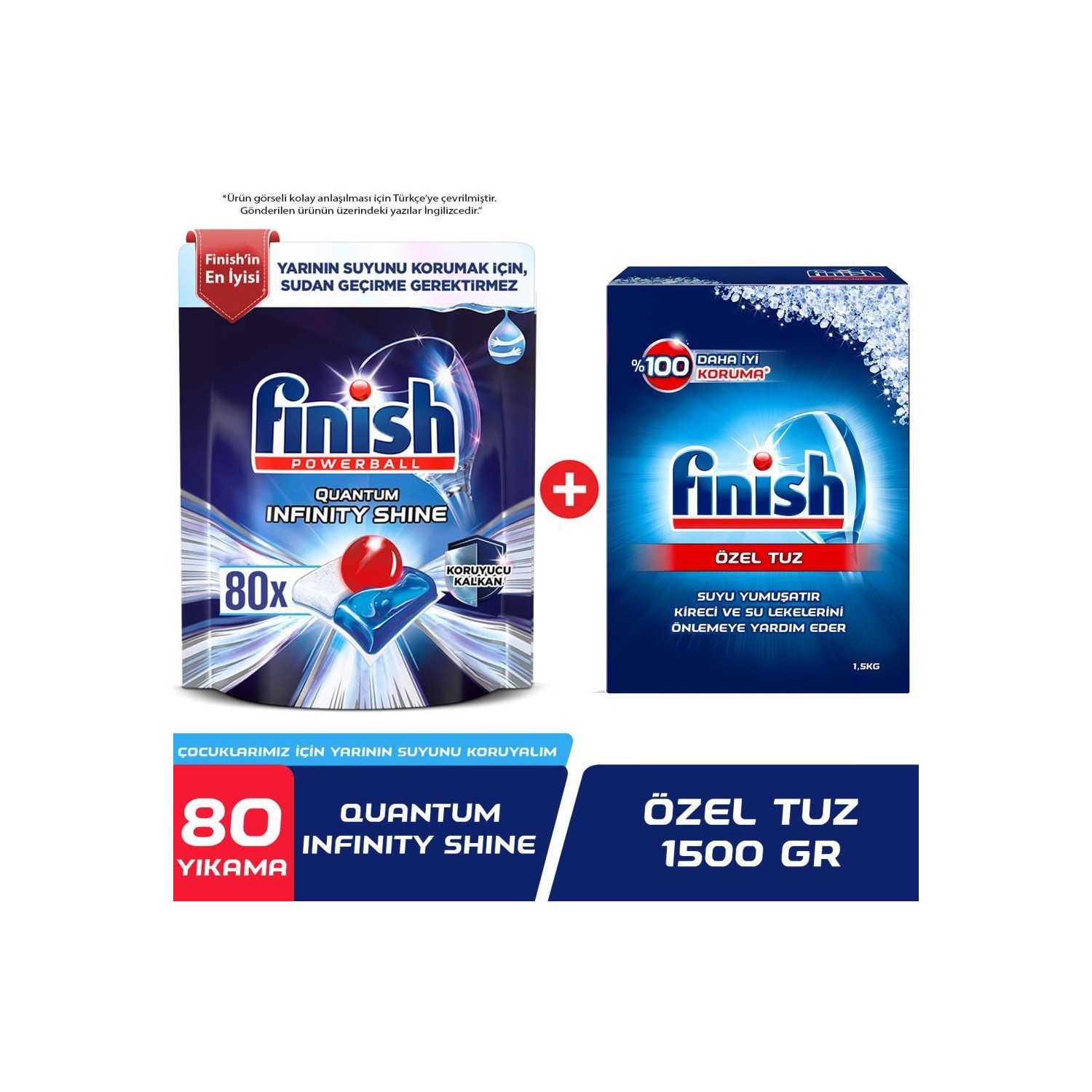 Finish Quantum Infinity Shine 80 Kapsül Bulaşık Makinesi Fiyatı