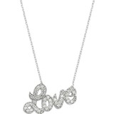 Gümüşhane Silver Gümüş Love Yazılı Kadın Kolye