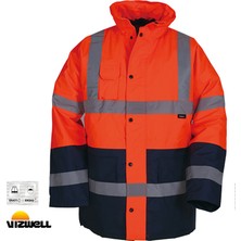 Vizwell Vizwell™ 300 D Oxford Iki Renkli Reflektörlü Parka / VWJK05