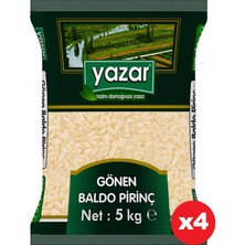 Yazar Gönen Baldo Pirinç 5 kg x 4 Paket