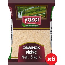 Yazar Osmancık Pirinç 5 kg x 6 Paket