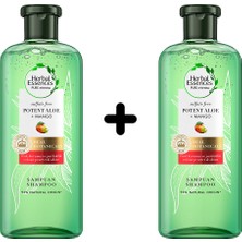 Herbal Essences Sülfatsız Renk Koruma ve Nem Aloe+ Mango Şampuan 2 x 380 ml