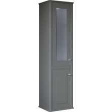 Kale Miro 42 cm Boy Dolabı Mat Gri (Sağ)
