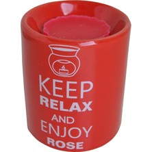 Original Boutique Tealight Mum ve Waxlı Gül Kokulu Buhurdan Seti