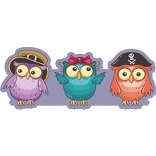 Sticker Atölyesi Sevimli Kuşlar Sticker - 17266