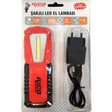 Rico 013-RC0037 Rico Şarjlı LED El Lambası