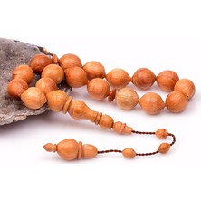 Taş Sandığı Kokulu Ardıç Ağacı Bilek Boy Tesbih 14 x 16 mm