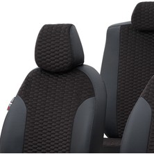 Otom Seat Leon 1999-2005 Özel Üretim Koltuk Kılıfı Tokyo Design Tay Tüyü Siyah