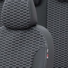 Otom Seat Alhambra 1996-2010 Özel Üretim Koltuk Kılıfı Tokyo Design Deri Siyah - Beyaz