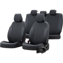 Otom Seat Cordoba 2003-2009 Özel Üretim Koltuk Kılıfı Tokyo Design Deri Siyah