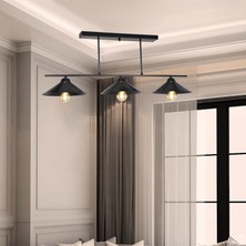 Modelight Paris Avize 3lü Siyah