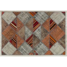 Sempati Halı Eşsiz Anadolu Patchwork El Dokuma Halı 120 x 180 cm 5437