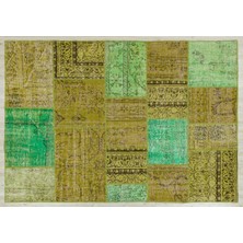Sempati Halı Eskitme El Dokuma Patchwork Halı 160 x 230 cm 5528