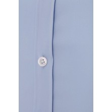 R-Germen Erkek 2468589654141MAT Saten Slim Fit Gömlek
