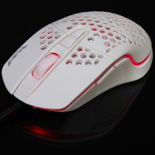 Rush Trepan RM404 12800 Dpı Rgb Mouse Beyaz