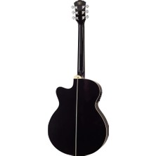 Washburn EA12B Mini Jumbo Elektro Akustik Gitar