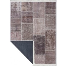 Bazaar Forum Makinede Yıkanabilen Leke Tutmaz Kolay Temizlenir Dokuma Taban Kumaş Üzerine Dijital Baskı Saçaklı Halı 80 x 140 cm