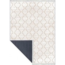 Bazaar Forum Makinede Yıkanabilen Leke Tutmaz Kolay Temizlenir Dokuma Taban Kumaş Üzerine Dijital Baskı Saçaklı Halı 80 x 200 cm