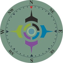 Sticker Atölyesi Outdoor Adventure Camping Pusula Sticker - 22101