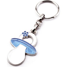 Anahtarlık Sepeti Emzik Mavi Anahtarlık