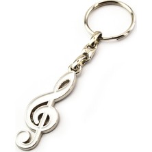 Anahtarlık Sepeti Nota Beyaz Anahtarlık