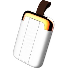 CoverZone Katlanabilir Closed Box Masaüstü Cep Telefonu Tablet Standı Kaymaz Silikon Beyaz