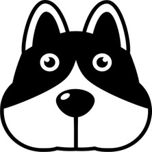 Sticker Atölyesi Köpek Sticker - 17264