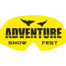 Sticker Atölyesi Adventure - Snowboard - Ski Sticker - 24108