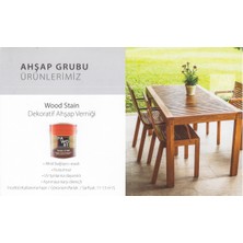 Fawori Wood Stain Dekoratif Ahşap Verniği 0,75 L  Rustik Açık Meşe