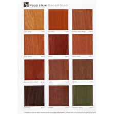 Fawori Wood Stain Dekoratif Ahşap Verniği 0,75 L  Koyu Meşe