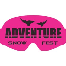 Sticker Atölyesi Adventure - Snowboard - Ski Sticker - 24109