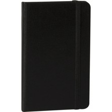 Fabio Ricci Elio Kareli Defter 9 x 14 cm Siyah