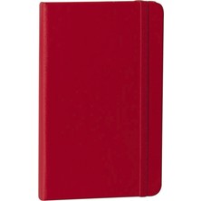 Fabio Ricci Elio Kareli Defter 9 x 14 cm Kırmızı
