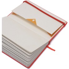 Fabio Ricci Elio Kareli Defter 9 x 14 cm Kırmızı