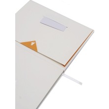 Fabio Ricci Elio Kareli Defter 19 x 25 cm Beyaz