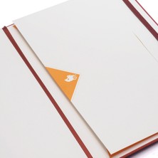 Fabio Ricci Lepidus Çizgisiz Defter 19 x 25 cm Bordo