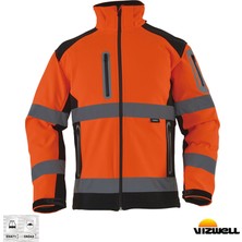 Vizwell Softshell Reflektörlü İki Renkli Mont - VWJK177