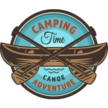 Sticker Atölyesi Outdoor Adventure Camping Fishing Balıkçılık Sticker - 22082