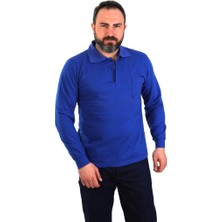 ESERIS Eser - Polo Yaka Sweatshirt - Cepli - Saks