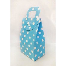Event Party Store Hediye Çanta Mavi Puanlı 5cmx7cm 10'Lu