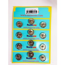 Event Party Store Çıt Çıt Düğme Gümüş 1,9 Cm X 12 Adet