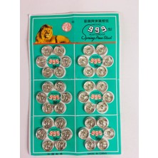Event Party Store Çıt Çıt Düğme Gümüş 0,9 Cm X 36 Adet